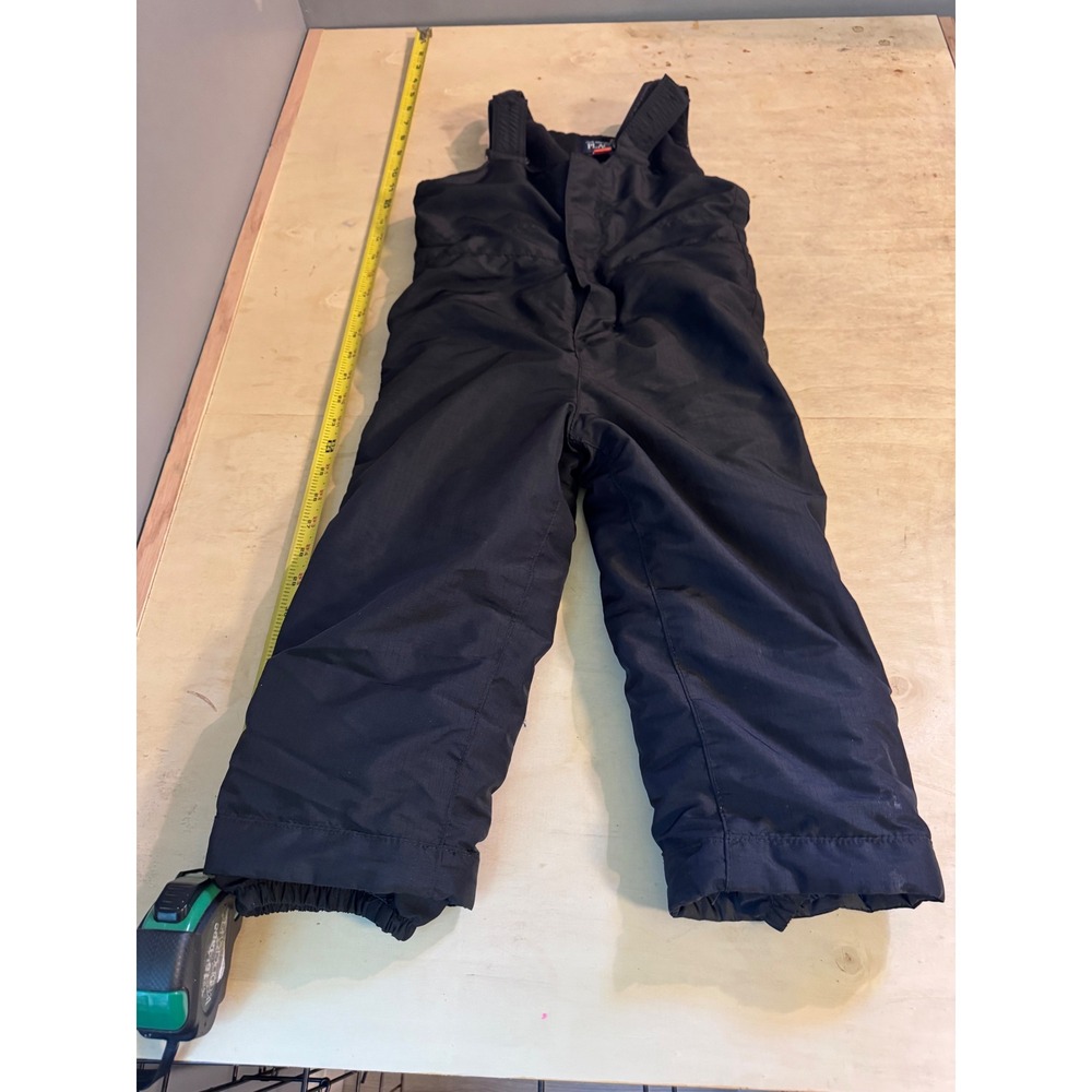 The Childrens Place Black Insulated Snow Bib Overalls Toddler Size 3T 3048050